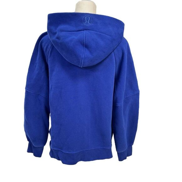 Lululemon Scuba Oversized Side Slit Hoodie Larkspur Blue Size XS/S - Picture 4 of 8
